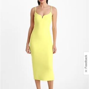 Neon Yellow Express Dress